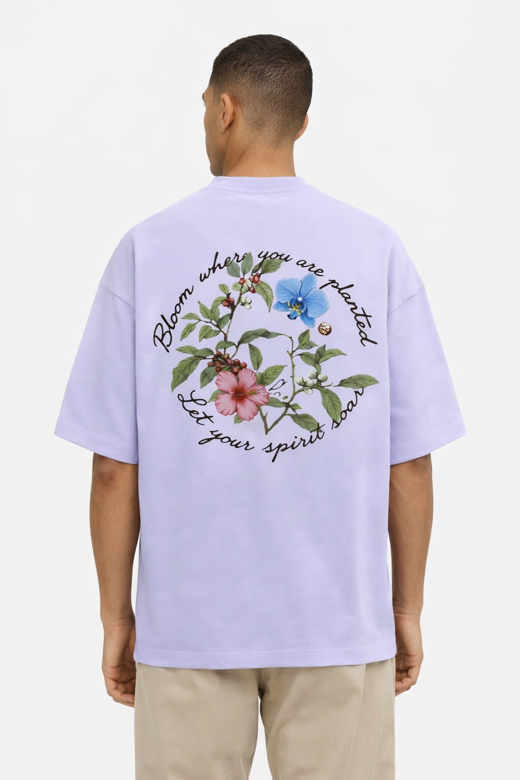 Unisex Terry Oversized Nature Tee(260GSM)