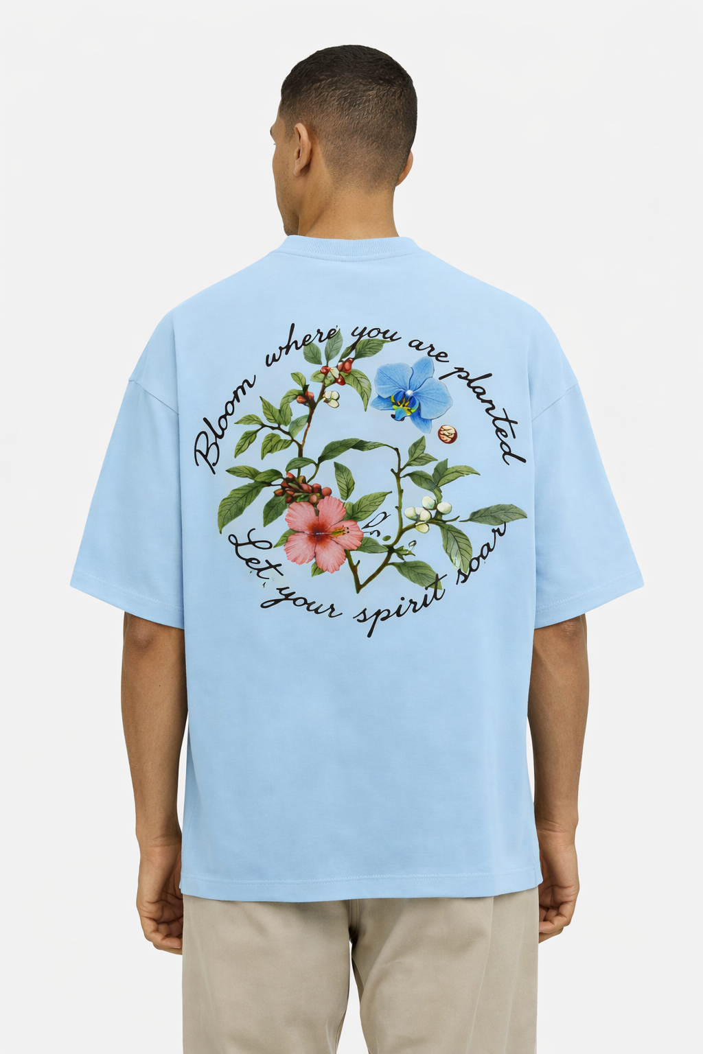 Unisex Terry Oversized Nature Tee(260GSM)