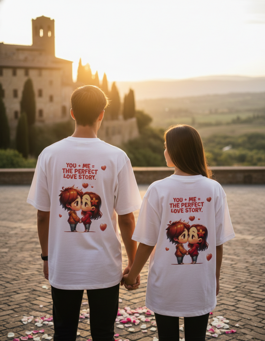 Unisex Oversized Love T-Shirt(Pack of 1)