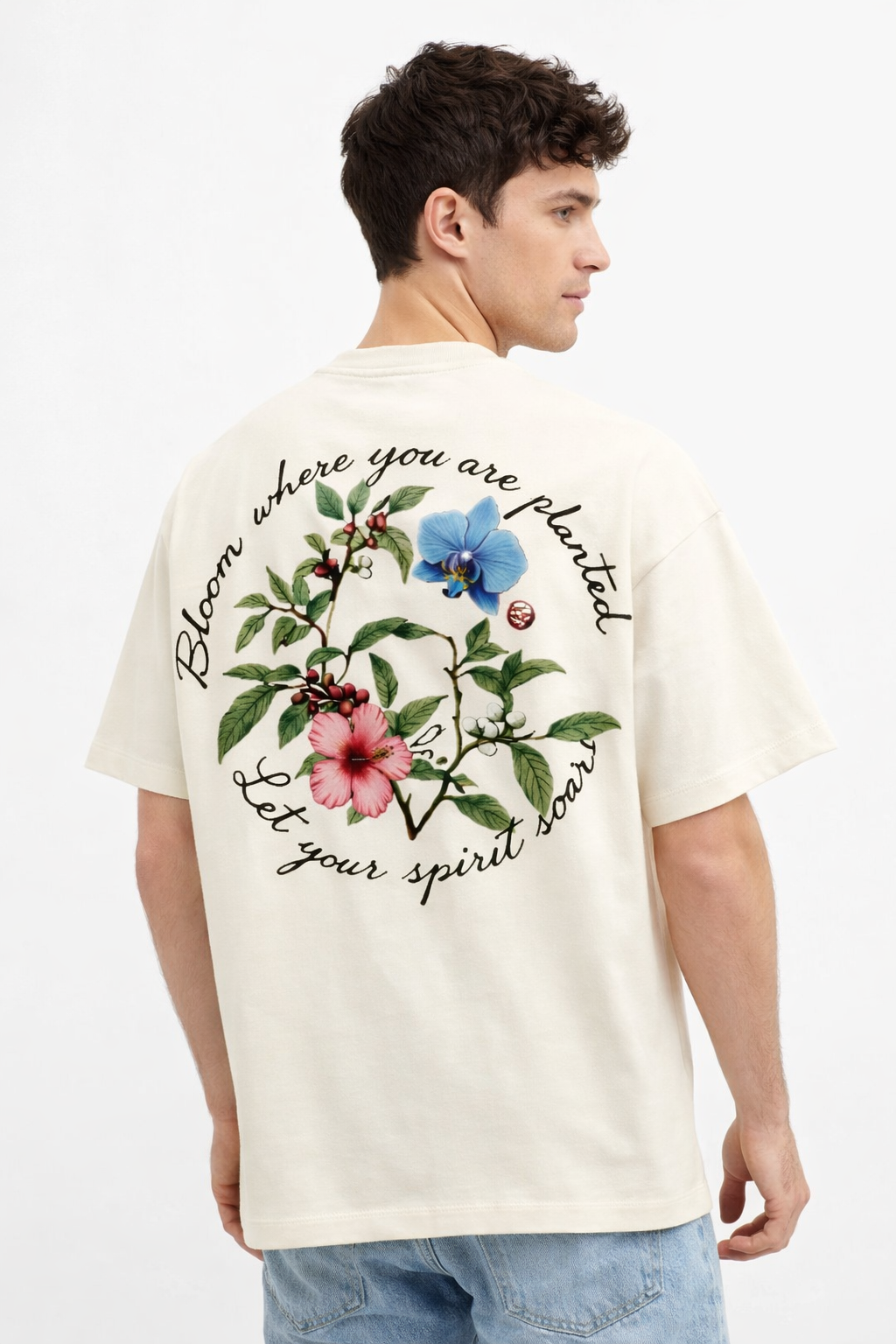 Unisex Terry Oversized Nature Tee(260GSM)