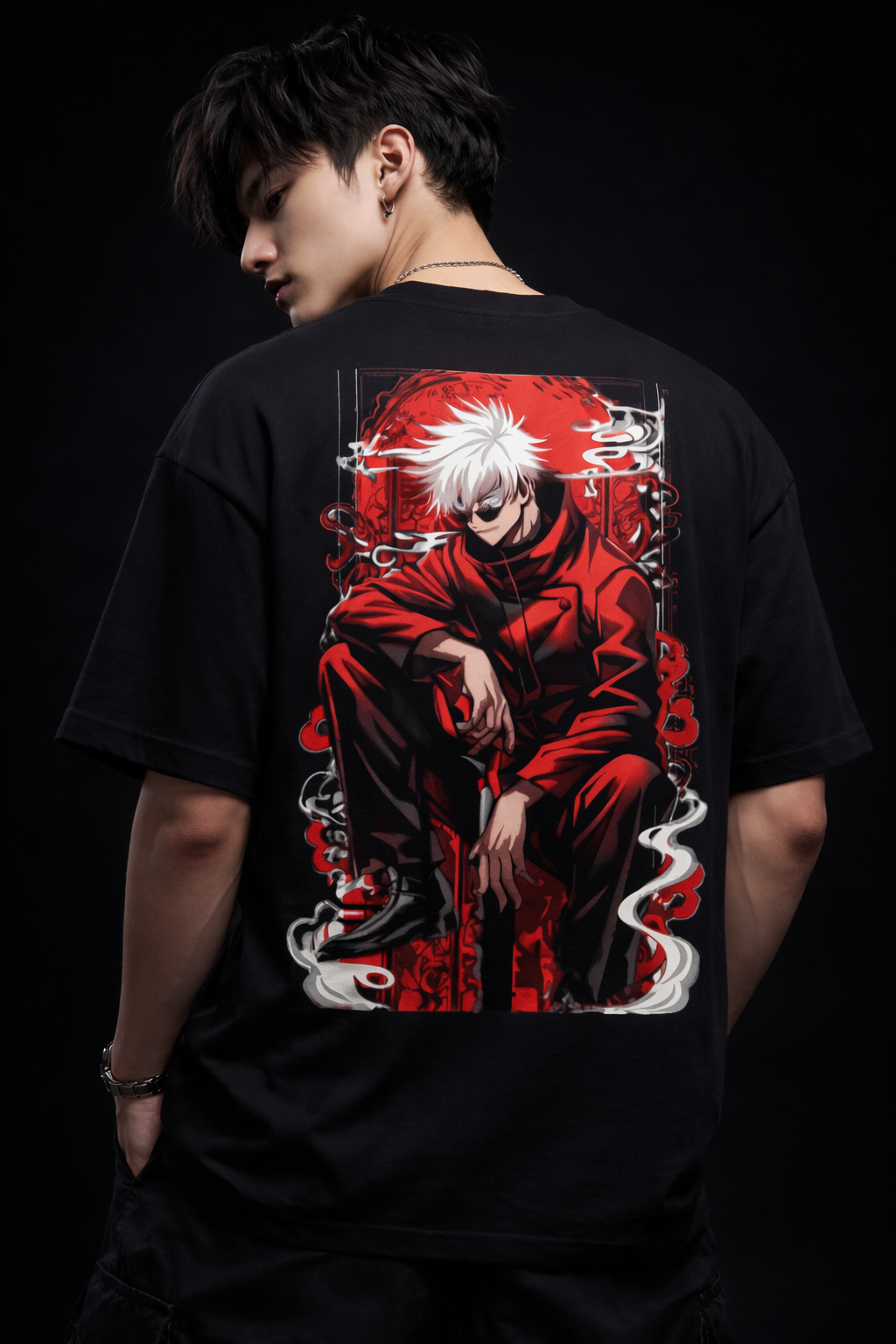 Unisex Terry jujutsu kaisen Oversized Tee(260GSM)