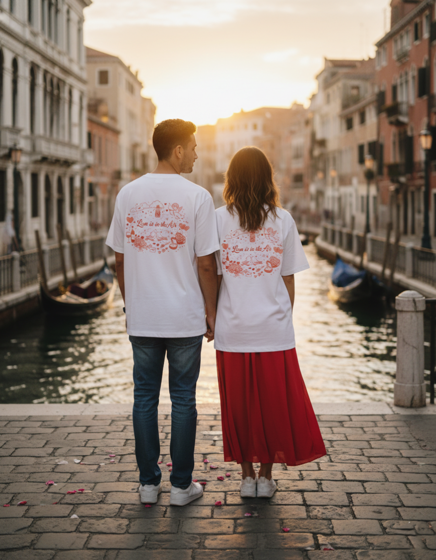 Unisex Oversized Love T-Shirt(Pack of 1)