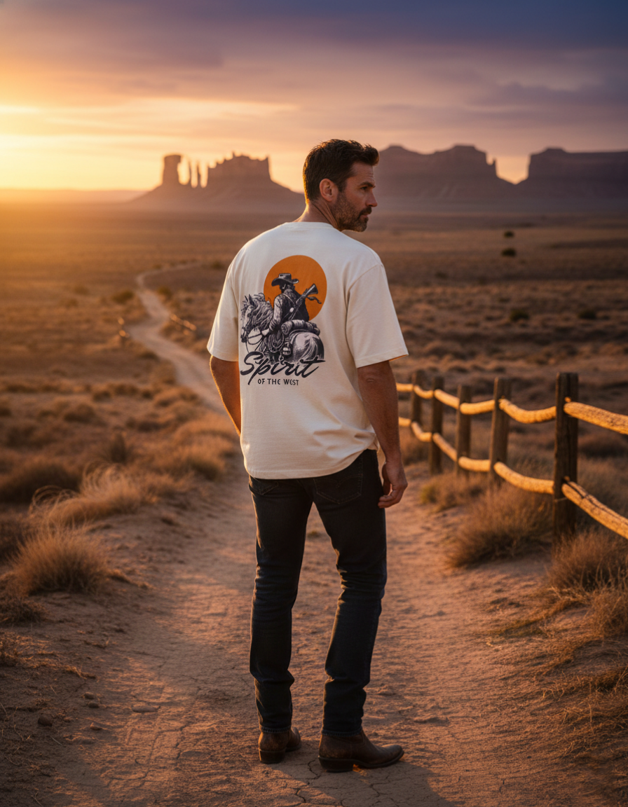 Unisex Oversized Cowboy T-Shirt