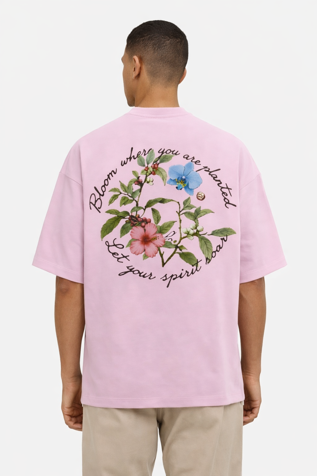 Unisex Terry Oversized Nature Tee(260GSM)