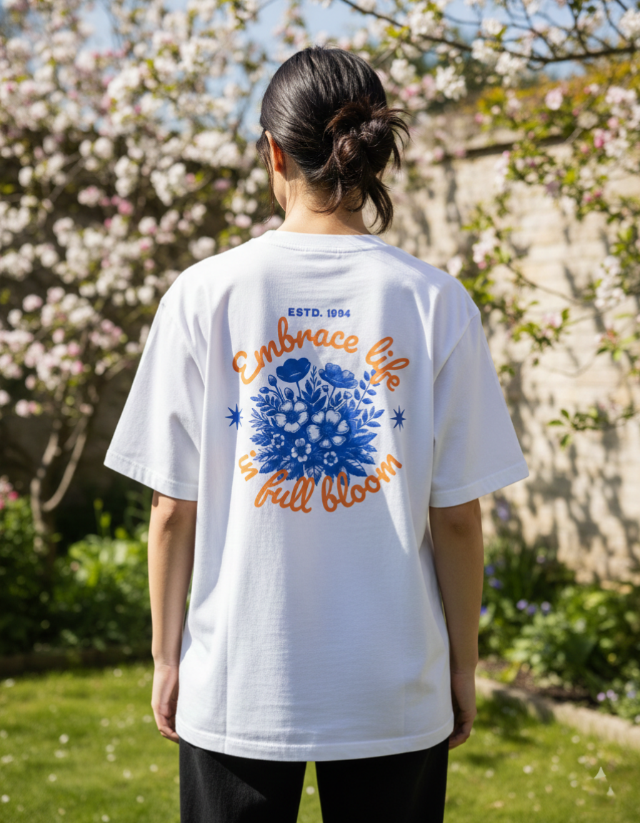 Unisex Oversized Full Bloom T-Shirt