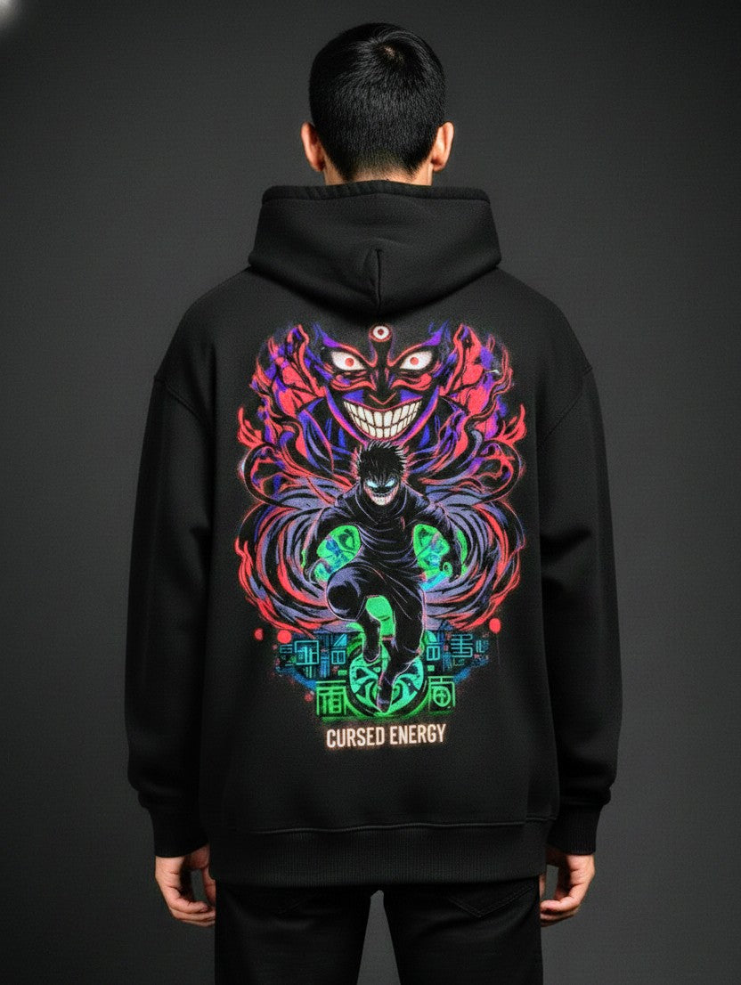 Unisex Oversized Jujutsu kaisen Hoodie