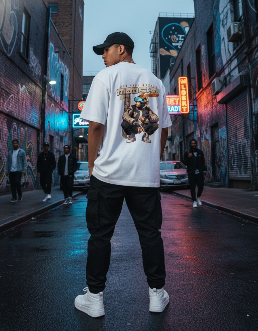 Unisex Oversized Modern Ape T-Shirt