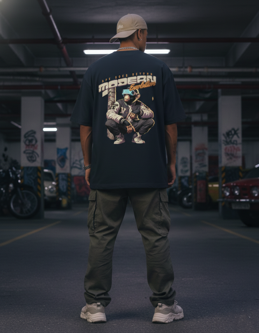 Unisex Oversized Modern Ape T-Shirt
