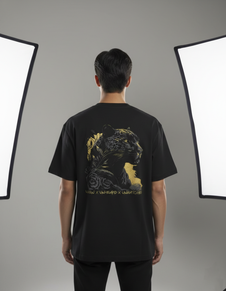 Unisex Black Puma T-Shirt