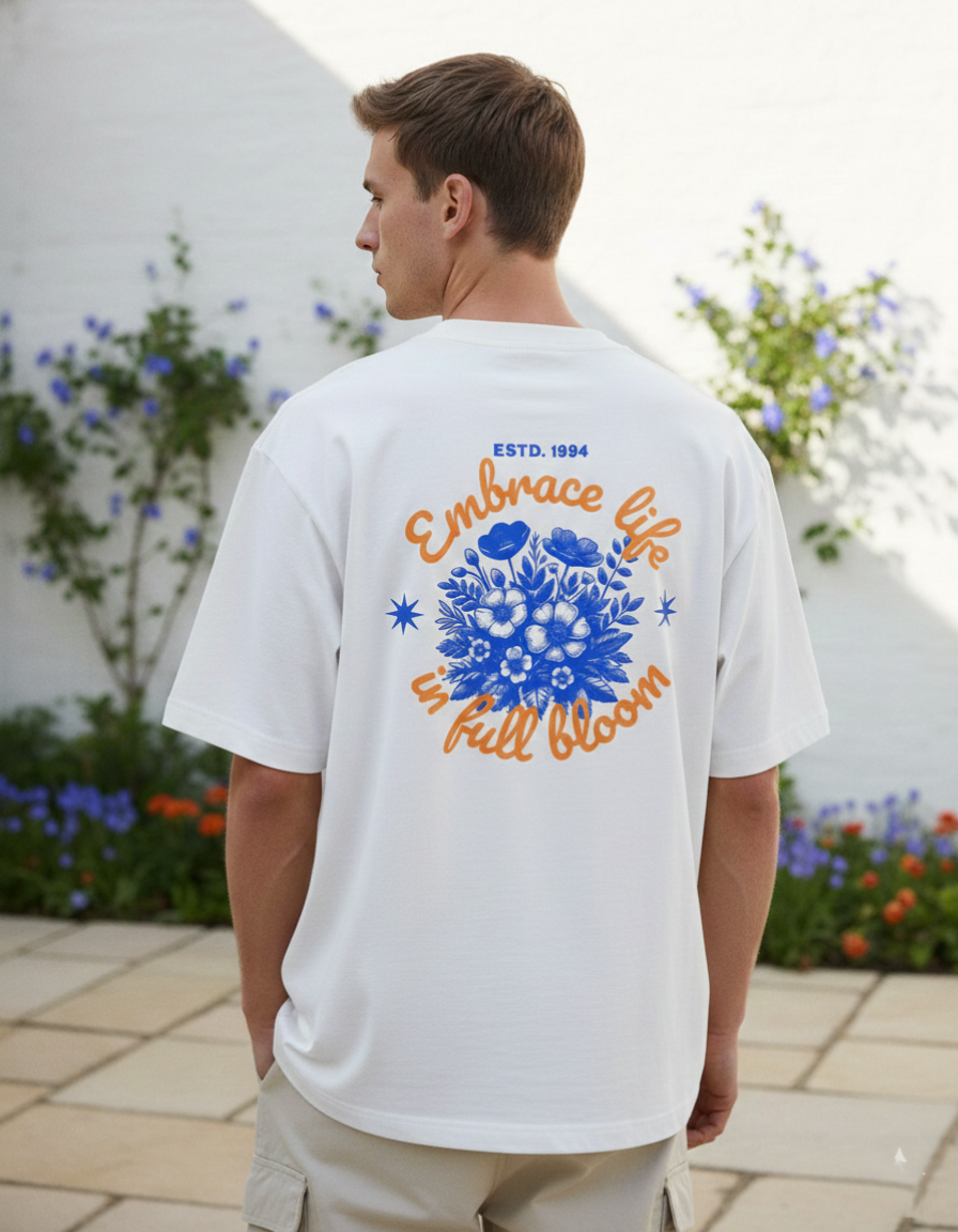 Unisex Oversized Full Bloom T-Shirt